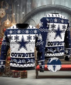 Dallas Cowboys American NFL Ugly Christmas Sweater 3D Printed Men And Women Holiday Gift