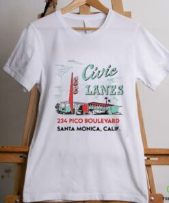 Civic Lanes 234 Pico Boulevard Santa Monica Calif shirt