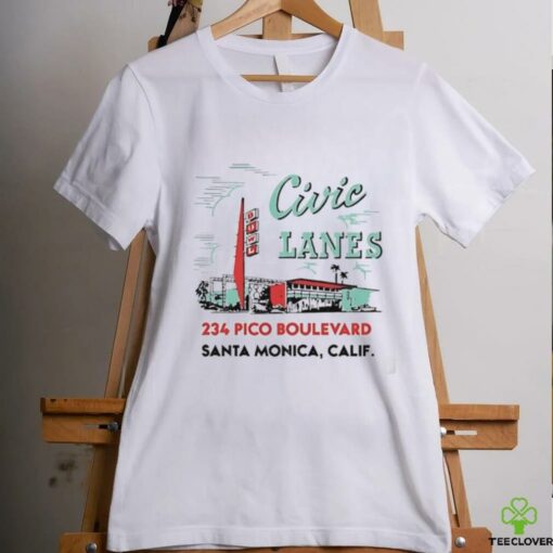 Civic Lanes 234 Pico Boulevard Santa Monica Calif shirt