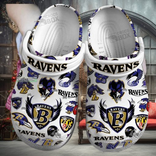 Baltimore Ravens Championship Crocs Clogs