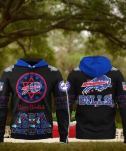 Buffalo Bills Happy Hanukkah Holiday 2024 Hoodie