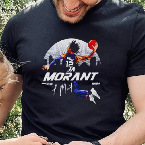 Ja Morant Memphis Grizzlies skyline signature hoodie, sweater, longsleeve, shirt v-neck, t-shirt
