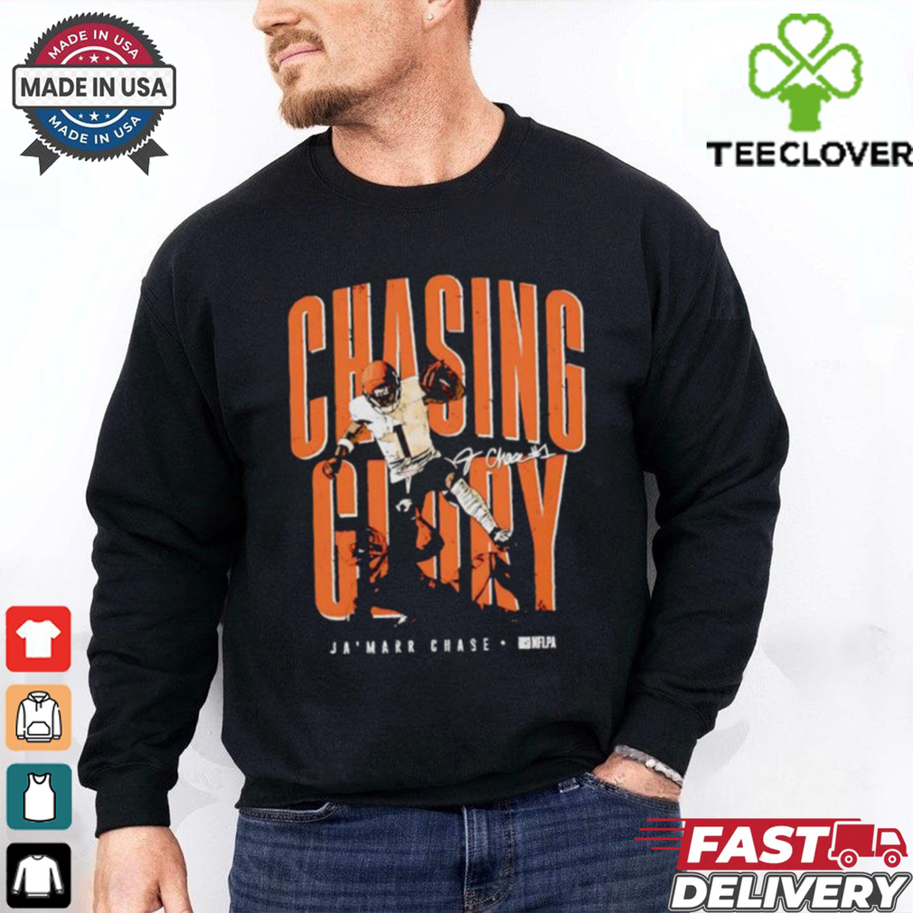 Ja’Marr Chase chasing glory signature shirt Ja’Marr Chase chasing glory signature shirt