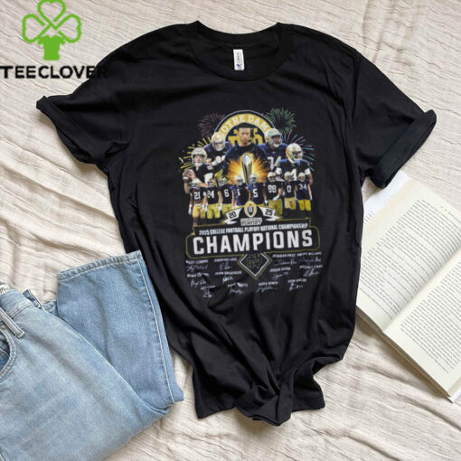 Notre Dame Fighting Irish 2025 College Football Playoff National Champions T Shirt