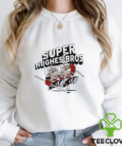Jack And Luke Super Hughes Bros New Jersey Nhl Shirt