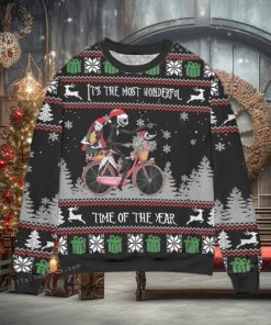 Jack And Sally The Most Wonderful Time Of The Year Ugly Christmas Sweater