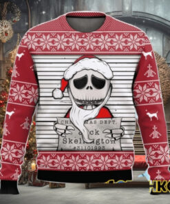 Jack Christmas Dept Skellington Nightmare Before Christmas Ugly Sweater