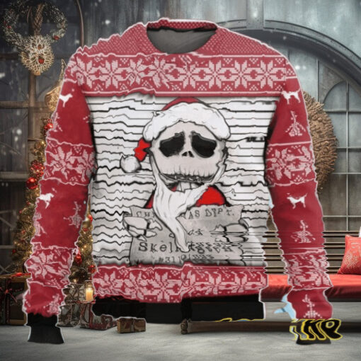 Jack Christmas Dept Skellington Nightmare Before Christmas Ugly Sweater