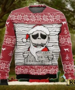 Jack Christmas Dept Skellington Nightmare Before Christmas Ugly Sweater