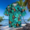 Jack Daniels Hawaiian Shirt Whiskey Tropical Leaves Aloha Shirt