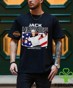 Jack Hughes New Jersey Devils American flag shirt