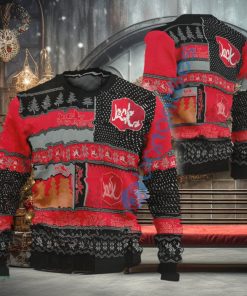 Jack In The Box Logo Design Ugly Christmas Sweater AOP Gift For Fans