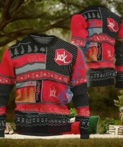 Jack In The Box Logo Design Ugly Christmas Sweater AOP Gift For Fans