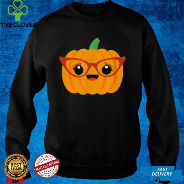 Jack O Lantern Pumpkin Shirt with Glasses Halloween Shirt T Shirt