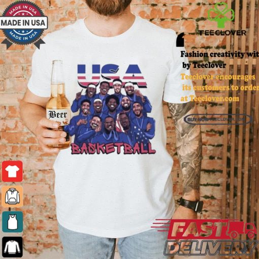 Jack Perkins Usa Basketball T shirt