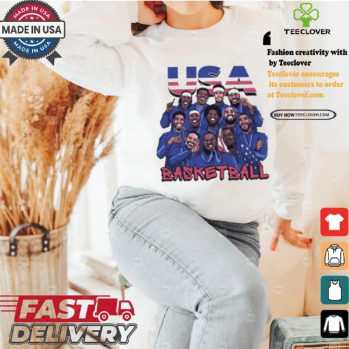 Jack Perkins Usa Basketball T shirt