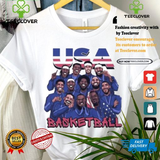 Jack Perkins Usa Basketball T shirt