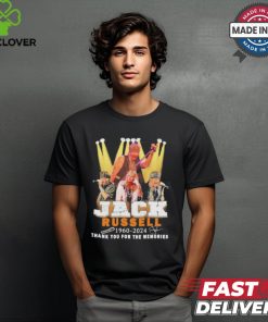 Jack Russell 1960 2024 Thank You For The Memories Signature Shirt 1 Jack Russell 1960 2024 Thank You For The Memories Signature Shirt