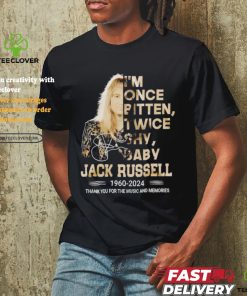 Jack Russell 1960 2024 Thank You For The Memories T Shirt