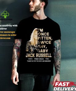 Jack Russell 1960 2024 Thank You For The Memories T Shirt