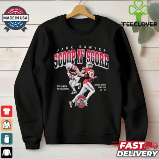 Jack Sawyer Scoop N’ Score 83 Yards To The House Ohio State Buckeyes T shirts