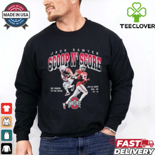 Jack Sawyer Scoop N’ Score 83 Yards To The House Ohio State Buckeyes T shirts