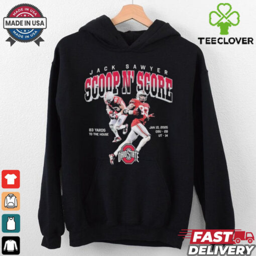 Jack Sawyer Scoop N’ Score 83 Yards To The House Ohio State Buckeyes T shirts