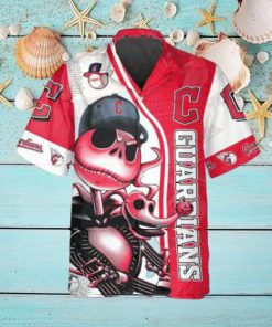 Jack Skeleton Cleveland Guardians Hawaiian Shirt, Cleveland Guardians Aloha Shirt, MLB Hawaiian Shirt