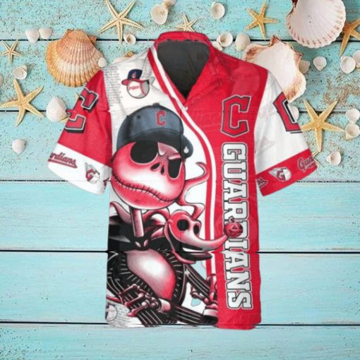 Jack Skeleton Cleveland Guardians Hawaiian Shirt, Cleveland Guardians Aloha Shirt, MLB Hawaiian Shirt