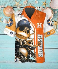 Jack Skeleton Houston Astros Hawaiian Shirt, Houston Astros Aloha Shirt, MLB Hawaiian Shirt