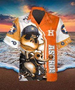 Jack Skeleton Houston Astros Hawaiian Shirt, Houston Astros Aloha Shirt, MLB Hawaiian Shirt