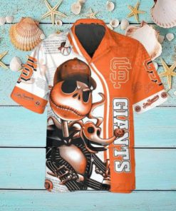 Jack Skeleton San Francisco Giants Hawaiian Shirt, SF Giants Aloha Shirt, MLB Hawaiian Shirt