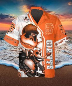 Jack Skeleton San Francisco Giants Hawaiian Shirt, SF Giants Aloha Shirt, MLB Hawaiian Shirt