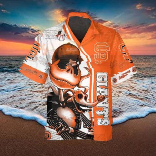 Jack Skeleton San Francisco Giants Hawaiian Shirt, SF Giants Aloha Shirt, MLB Hawaiian Shirt