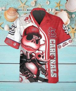 Jack Skeleton St. Louis Cardinals Hawaiian Shirt, St. Louis Cardinals Aloha Shirt, MLB Hawaiian Shirt