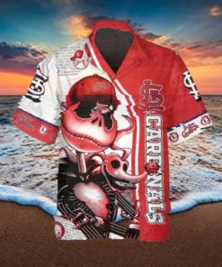 Jack Skeleton St. Louis Cardinals Hawaiian Shirt, St. Louis Cardinals Aloha Shirt, MLB Hawaiian Shirt