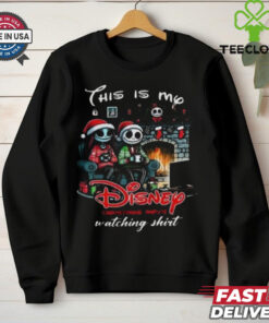 Jack Skellington And Sally This Is My Disney Christmas Movie Watching Christmas T shirt