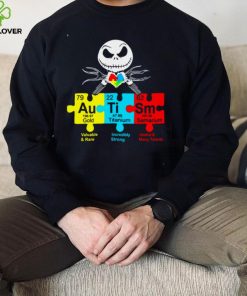 Jack Skellington Autism Periodic Table Halloween shirt