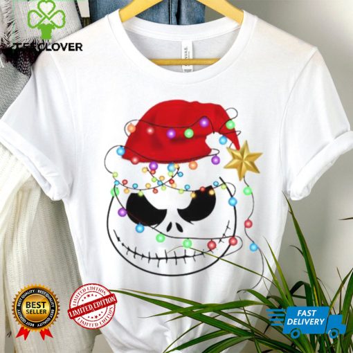 Jack Skellington Christmas Shirt, Get Jack Skellington Santa Claus Light Christmas Shirt