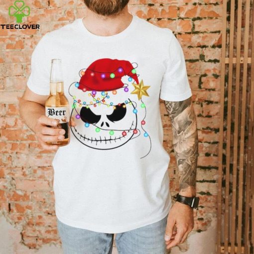 Jack Skellington Christmas Shirt, Get Jack Skellington Santa Claus Light Christmas Shirt