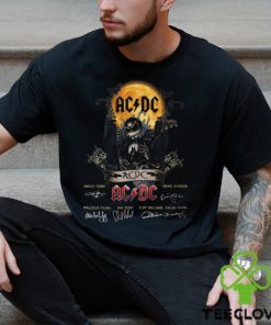 Jack Skellington Collab AC DC Signature Halloween T Shirt