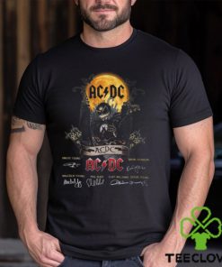 Jack Skellington Collab AC DC Signature Halloween T Shirt