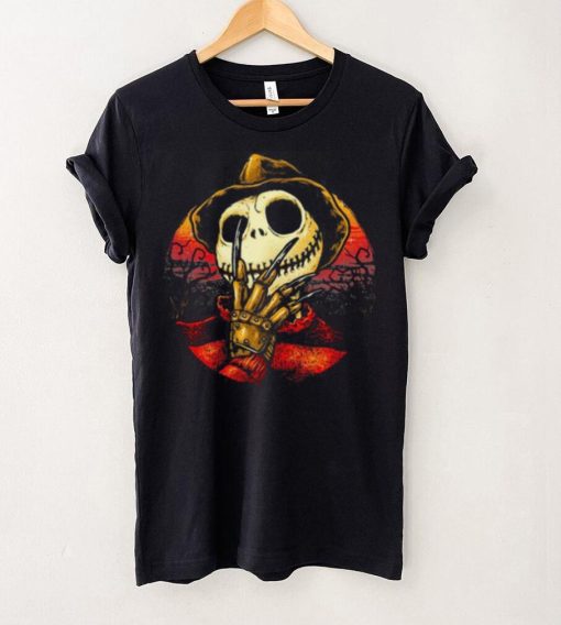 Jack Skellington Freddy Krueger Nightmare Before Christmas T Shirt