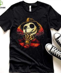 Jack Skellington Freddy Krueger Nightmare Before Christmas T Shirt