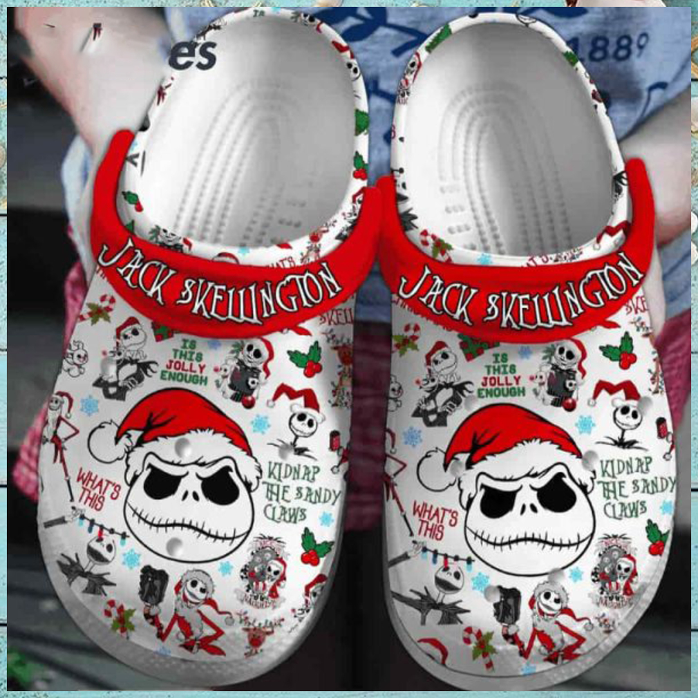 Jack Skellington Kidnap The Sandy Claws Is This Jolly Enough Christmas Crocs Jack Skellington Kidnap The Sandy Claws Is This Jolly Enough Christmas Crocs