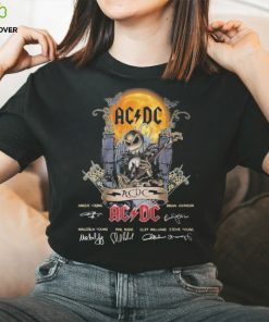 Jack Skellington Mix AC DC Signature Halloween Limited Edition T Shirt
