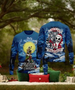 Jack Skellington The Nightmare Before Christmas Nice Or Naughty Ugly Sweater