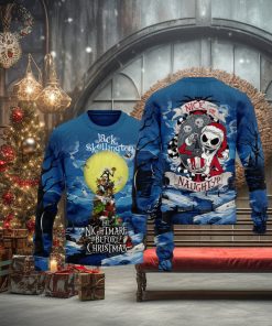 Jack Skellington The Nightmare Before Christmas Nice Or Naughty Ugly Sweater