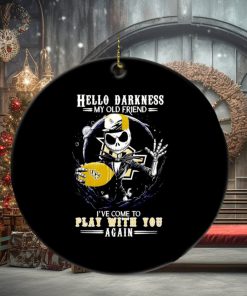 Jack Skellington UCF Knights hello darkness my old friend ornament