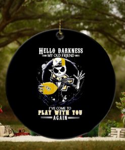 Jack Skellington UCF Knights hello darkness my old friend ornament